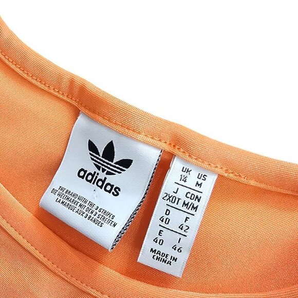 Adidas x Fiorucci Womens Crop Top, Orange, Athletic, Tank, Workout, Gym, Size M - Picture 5 of 7